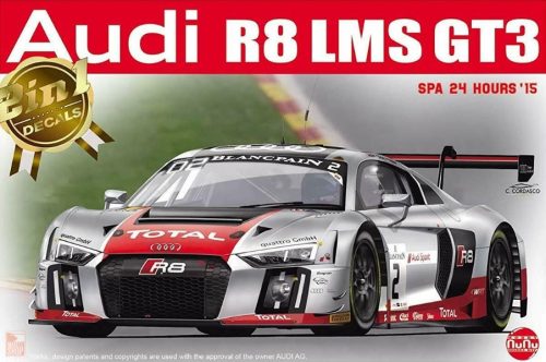 NUNU-BEEMAX 1:24 Audi R8 LMS GT3 24h. Spa 2015 WRT Team #1 & #2 (2  decals)