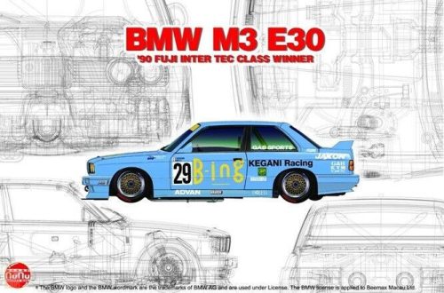 NUNU-BEEMAX PN24019 1:24 Bmw M3 E30 Gr.A 1990 InterTEC Class Winner in  FISCO (Fuji International Speedway)