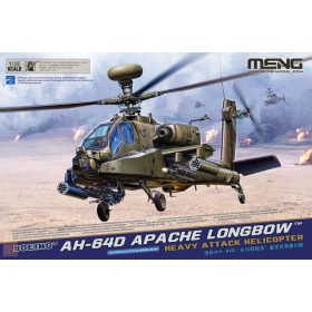   Meng Model QS004 1:35 Boeing AH-64D Apache Longbow Heavy Attack Helicopter