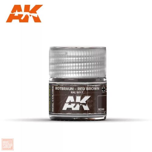 AK Real Color - Rotbraun-Red Brown RAL 8017
