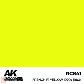French F1 Yellow 1970s-1980s 17ml.