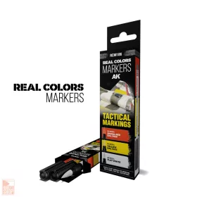   AK-Interactive RCM106 Tactical Markings - Set 3 Real Colors Markers