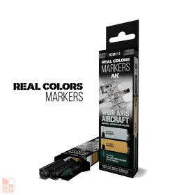   AK-Interactive RCM111 Wwii Axis Aircraft Squiggle Camouflage Colors - Set 3 Real Colors Markers