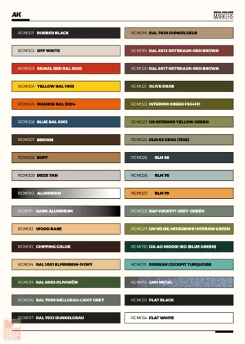 AK-Interactive RCM150 Special box RC markers 34 colors