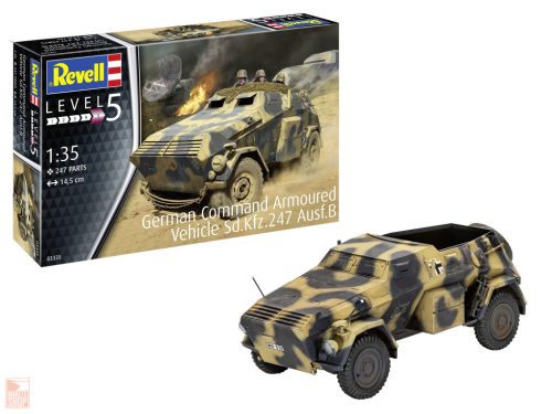Revell 1:72 German Command Armoured Vehicle Sd.Kfz.247 Ausf.B