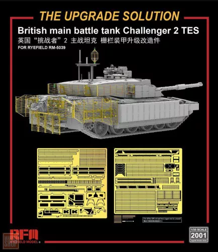 Ryefield model 1:35 ”The Upgrade solution series” For Challenger 2 TES