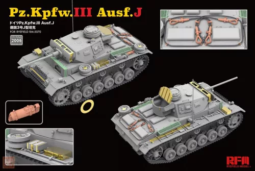 Ryefield model 1:35 ”The Upgrade solution” for 5070 Panzer III Ausf.J