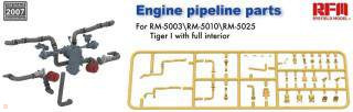 Ryefield model 1:35 Engine pipeline parts for RM5003 RM5010 RM5025