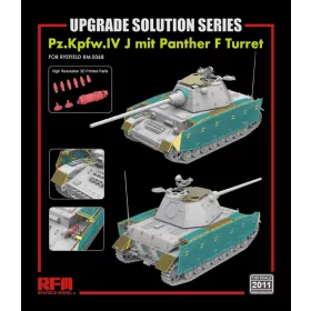   Ryefield model 1:35 Upgrade set for 5068 Pz.Kpfw.IV J mit Panther F Turret