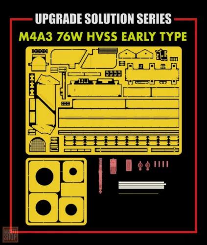 Ryefield model 1:35 Upgrade set for 5058 M4A3 76W HVSS