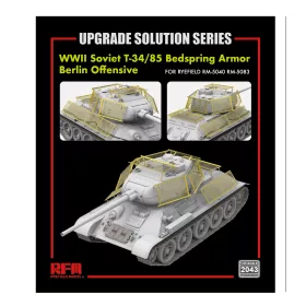   Ryefield model 1:35 WWII Soviet T-34/85 Bedspring Armor (Berlin Offensive) for 5083