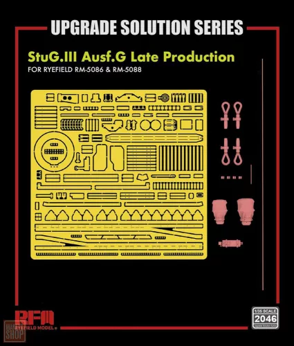 Ryefield model 1:35 Upgrade set for 5086 5088 StuG.III Ausf.G Late