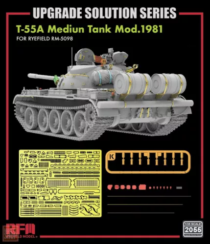 Ryefield model 1:35 Upgrade set for 5098 T-55A