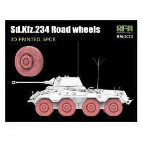   Ryefield model RM2073 1:35 Sd.Kfz.234 road wheels (3D printed)