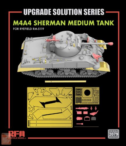 Ryefield model 2079 1:35 Upgrade set for M4A4 Sherman Medium Tank
