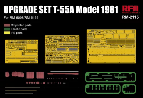 Ryefield model 1:35 Upgrade set for 5155/5098 T-55