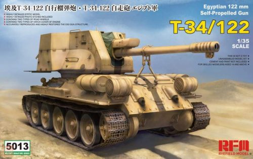 Ryefield model 1:35 T-34/122 Egyptian