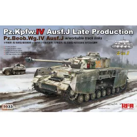   Ryefield model 1:35 Panzer IV Ausf. J late / Pz.Beob.Wg IV Ausf.J 2 in 1