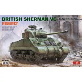   Ryefield model 1:35 British Sherman vc firefly w/workable track links