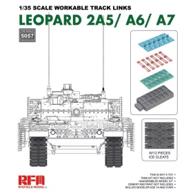   Ryefield model 1:35 Workable track links for Leopard 2A5/A6/A7