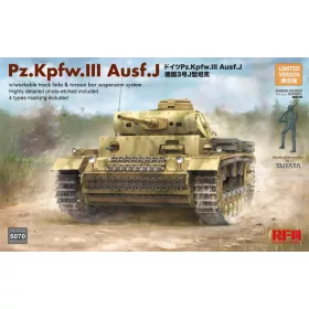   Ryefield model 1:35 Pz. Kpfw. III Ausf. J w/workable track links