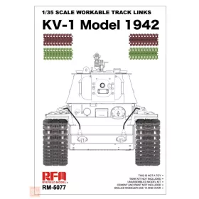   Ryefield model RM5077 1:35 Workable track links for KV-1 (Plastic model)