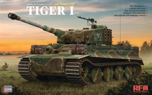 Ryefield model 1:35 Tiger I Late Production w/Full interior & Zimmerit