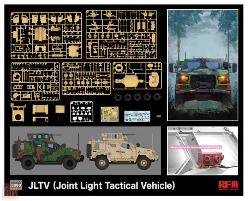 Ryefield model 1:35 JLTV (Joint Light Tactical Vehicle)