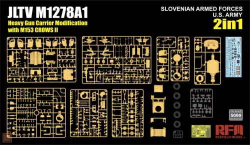 Ryefield model RM5099 1:35 JLTV M1278A1 Heavy Gun Carrier Modification (HGC)