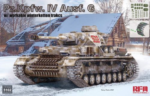 Ryefield model RM5102 1:35 Pz.Kpfw. IV Ausf. G w/ workable WINTERKETTEN tracks