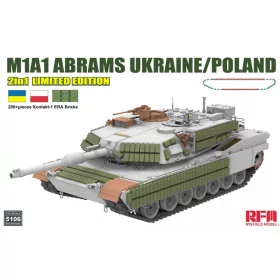   Ryefield model RM5106 1:35 M1A1 Abrams Ukraine/Poland 2in1 Limited Edition