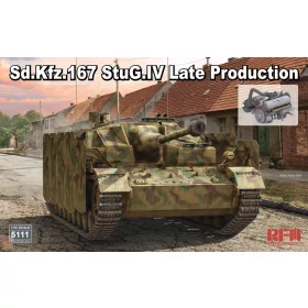   Ryefield model 5111 1:35 Sd.Kfz.167 StuG.IV Late Production with Engine & workable tracks
