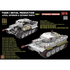   Ryefield model 5131 1:35 Tiger I Initial production early 1943 W/Full Iinterior (Updated version)