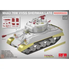   Ryefield model 5133 1:35 M4A3 76W VVSS Sherman late UPGRADE VERSION