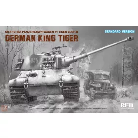  Ryefield model 5137 1:35 Sd.Kfz.182 Panzerkampfwagen VI Tiger Ausf.B “King Tiger” ARDENNES 1944 STANDARD VERSION