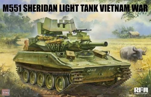 Ryefield model 5142 1:35 M551 Light Tank SHERIDAN Vietnam War