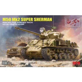   Ryefield model 1:35 M50 Mk2 Super Sherman (M4A4 Hull HVSS) Standard version