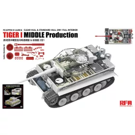   Ryefield model 1:35 Tiger I Mid-Production Transparent Turret + Upgrade set for 5100 Pz.Kpfw. VI Ausf. E Tiger I MID. Production
