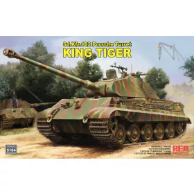   Ryefield model 1:35 Sd.Kfz.182 KING TIGER Porsche Turret with 2T Makeshift Crane/ Workable Tracks