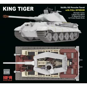   Ryefield model 1:35 Sd.Kfz.182 KING TIGER Porsche Turret FULL INTERIOR