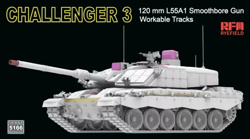 Ryefield model 1:35 Challenger 3 120 mm L55A1 smoothbore gun
