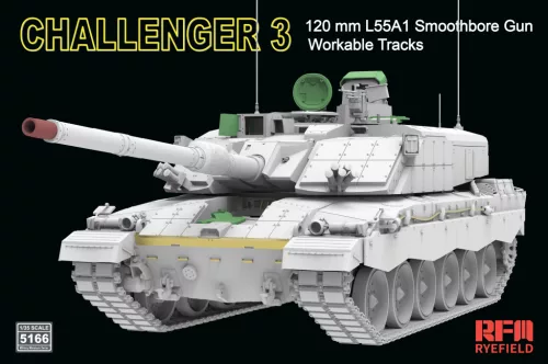 Ryefield model 1:35 Challenger 3 120 mm L55A1 smoothbore gun