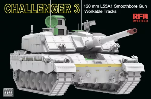 Ryefield model 1:35 Challenger 3 120 mm L55A1 smoothbore gun