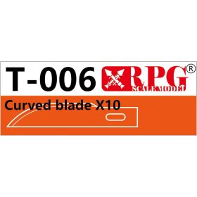 RPG Model Curved Blade x10 pieces