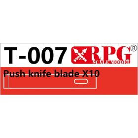 RPG Model Push Knife Blade x10 pieces