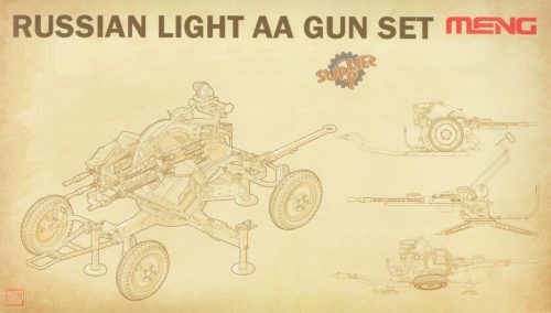 Meng Model 1:35 Russian Light AA Gun Set