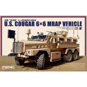 Meng Model 1:35 U.S. Cougar 6x6 MRAP Vehicle