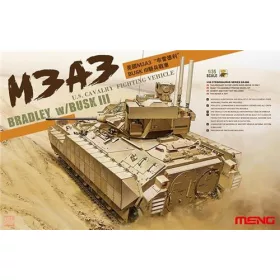   Meng Model 1:35 M3A3 Bradley w/Busk III U.S. Cavarly Fighting Vehicle