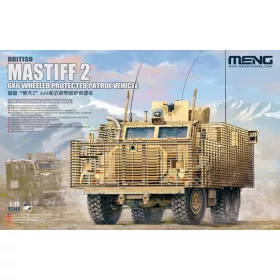  Meng Model SS012 1:35 British Mastiff 2 6X6 Wheeled Protected Patrol Vehicle