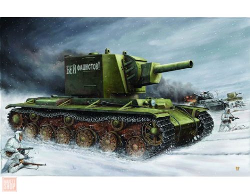 Trumpeter 1:35  Soviet KV-I Big Turret